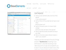 Tablet Screenshot of baseelements.com